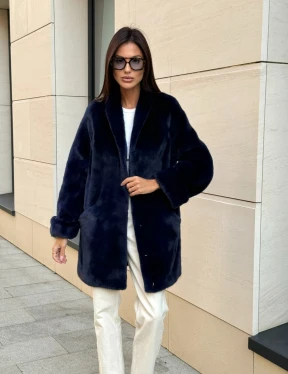 Шуба из аукционного меха норки KOPENHAGEN FUR - фото 6